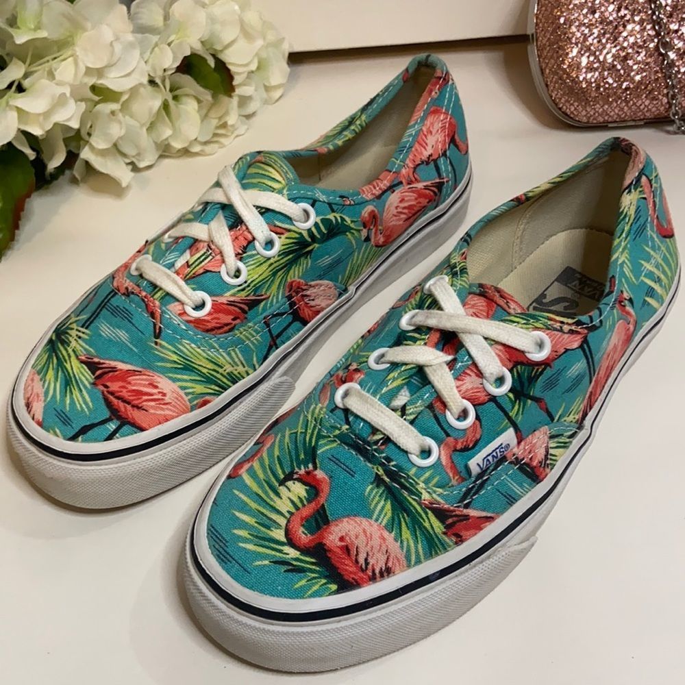 Rare Van Doren Tropical Flamingo Authentic Vans - Gem